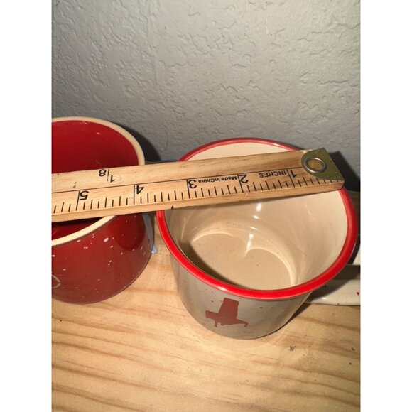 Set of 2 Mug 12 Oz Ceramic Cup Made In China - Picture 8 of 9